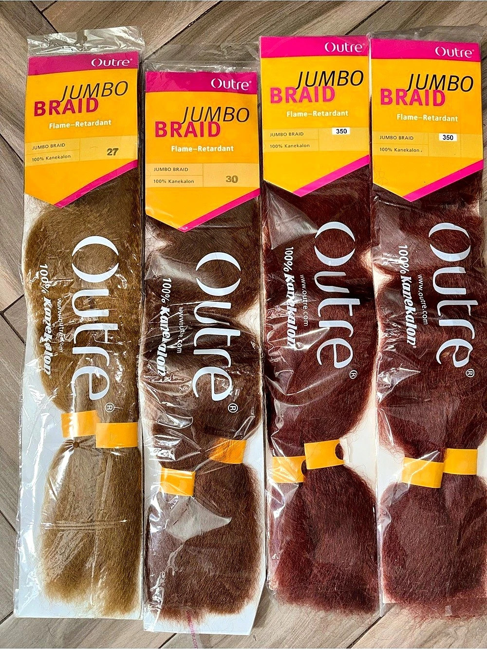 Outre Jumbo Braid Kanekalon Braiding Hair Brown NWT